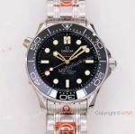 OR Factory Replica Omega Diver 300m James Bond 8806 Black Watch NO Date Watch